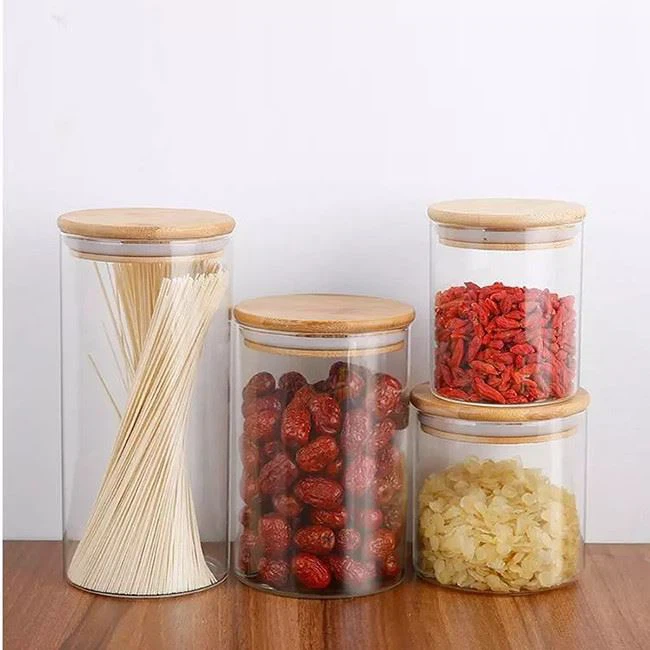 glass storage jar containers 1
