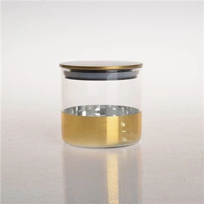 Lufttät glasbehållare med lock