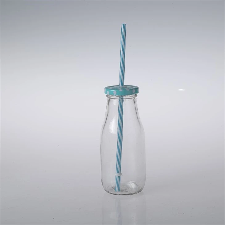 Glass Baby Bottles With Metal Screw Caps