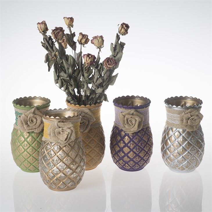 Bright Material Antique Glass Flower Ware