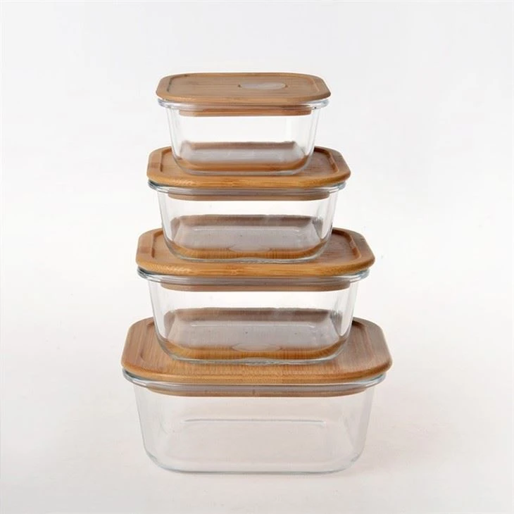 Glass Food Lunch Box Containers With Lids