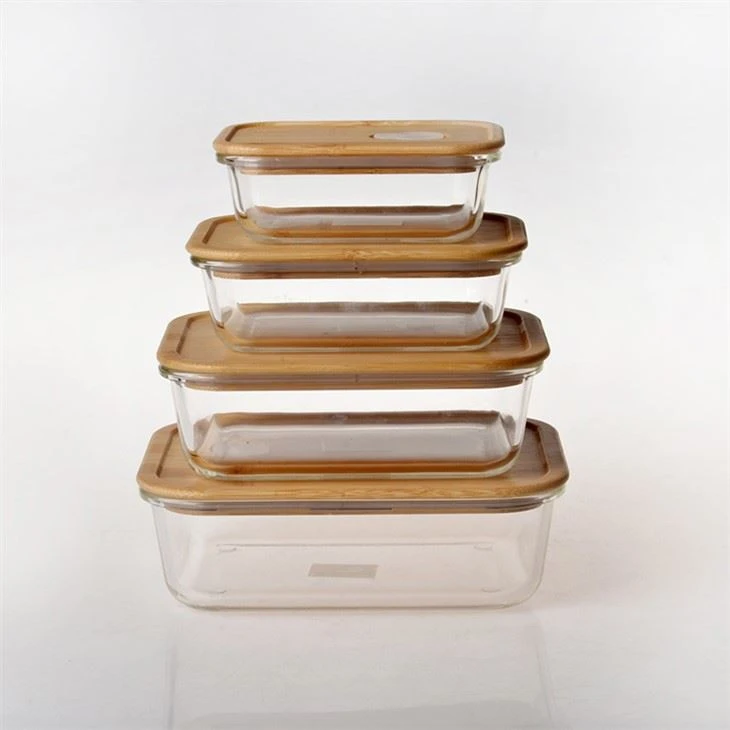 Glass Food Lunch Box Containers With Lids