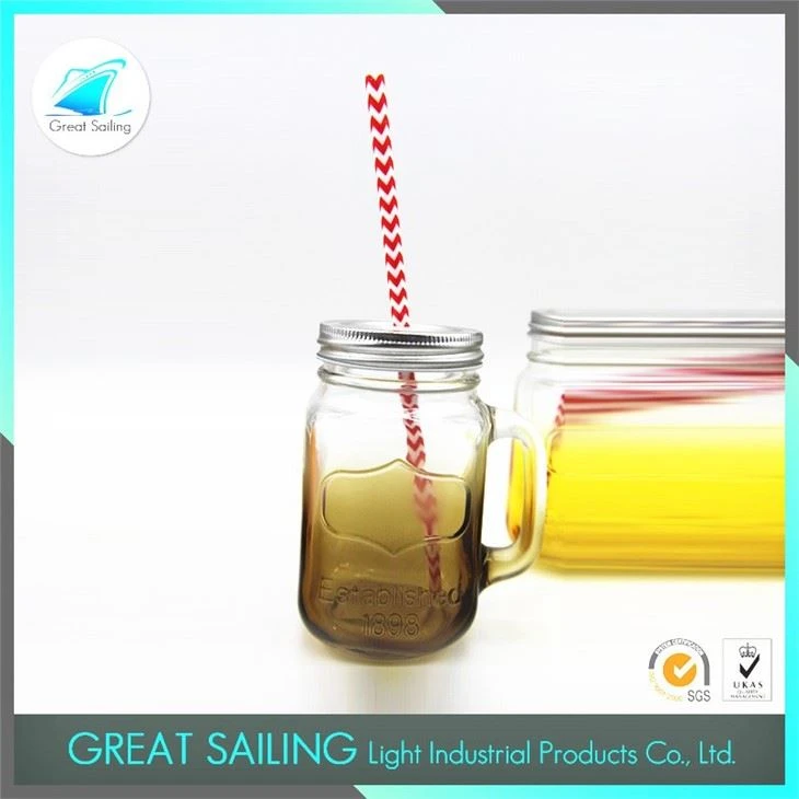 Glass Mason Jars With Lids And Straws