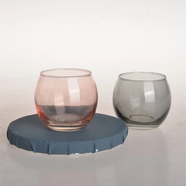Pink & Grey Candle Holder
