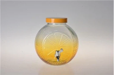 Juicedispenser i glasburk