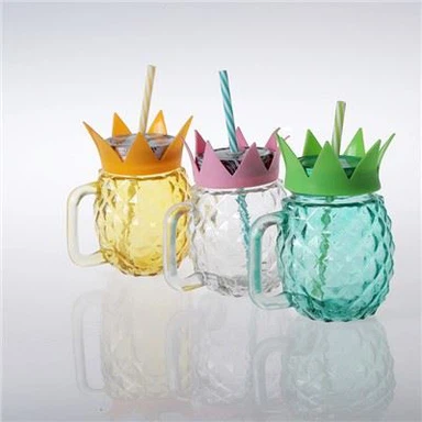 Ananas glas Mason Jar
