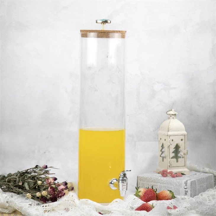 Glass Drinking Dispenser With Spigot