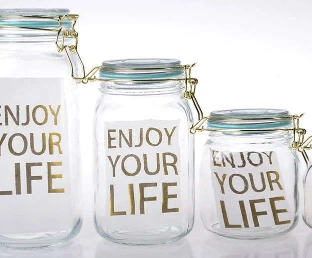 Glass Storage Container Bamboo Lids