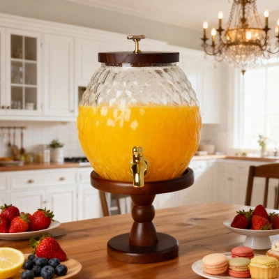 Den geometriska sfären: Diamant-mönstrad glaskaraff