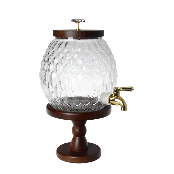 The Geometric Sphere: Diamond-Patterned Glass Carafe factory